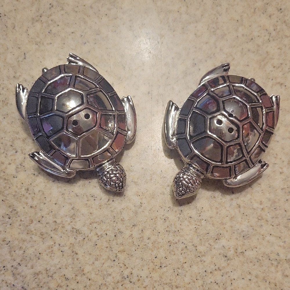 Turtle Salt and Pepper Shakers New - Picture 2 of 7